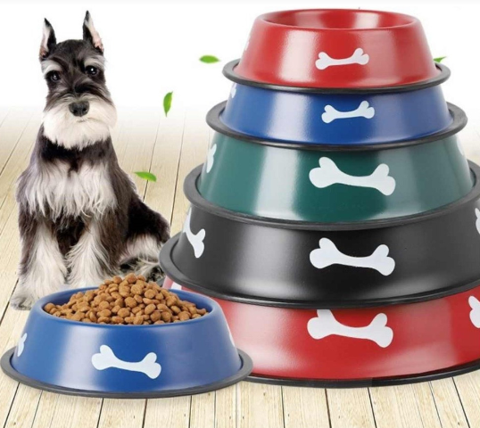 COMEDERO ACERO COLOR 30cm