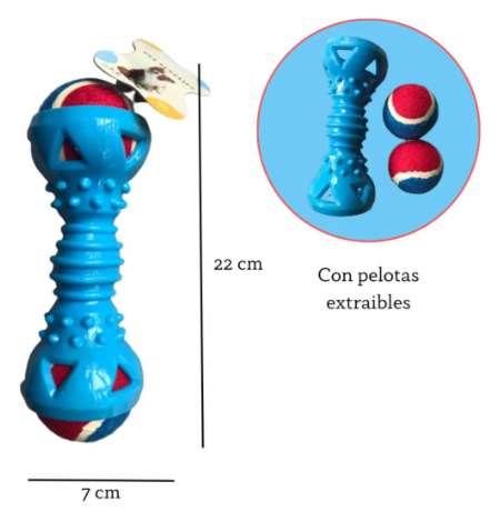 MORDILLO PESA DOBLE PELOTA TENNIS (MC113)