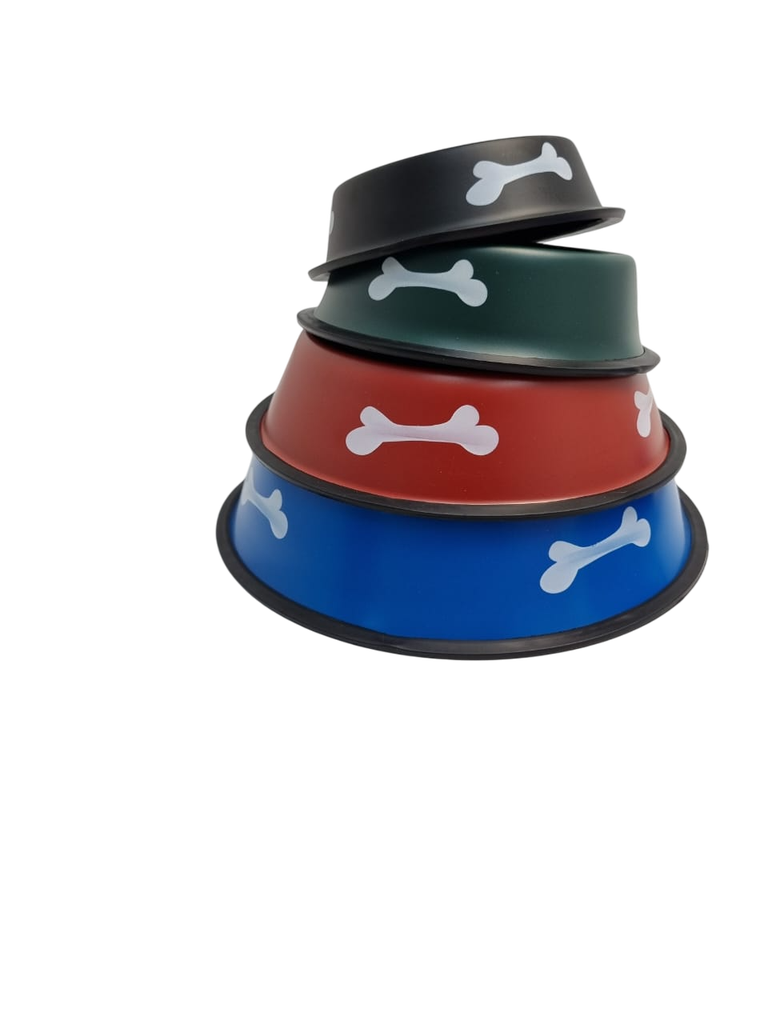 COMEDERO ACERO COLOR 30cm