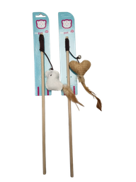 [3067] VARITA ARTESANAL MADERA C/PELUCHE